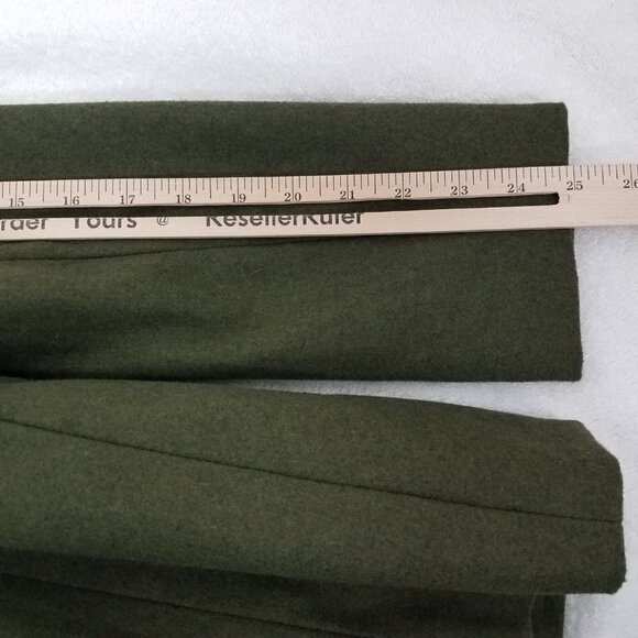 Altar'd State Size M Double Breasted Coat Peacoat in Military Green - Picture 8 of 10